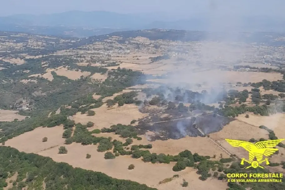 <p>Foto: incendio di Samugheo, localit\\u00E0 Funt.na Gutturu e Proccaggiu</p>\\n
