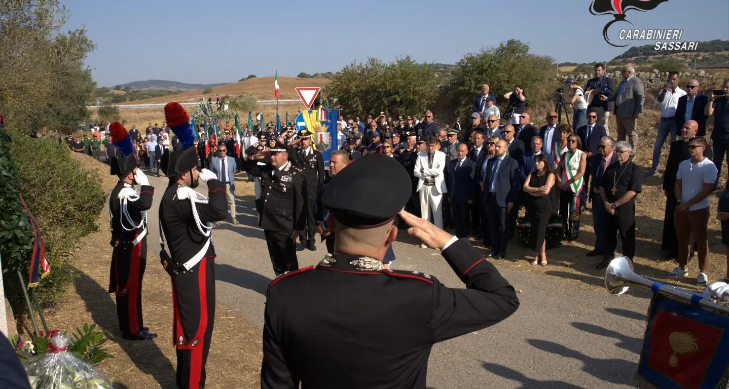 Trent’anni fa la strage di Chilivani, commemorati Ciriaco Carru e Walter Frau