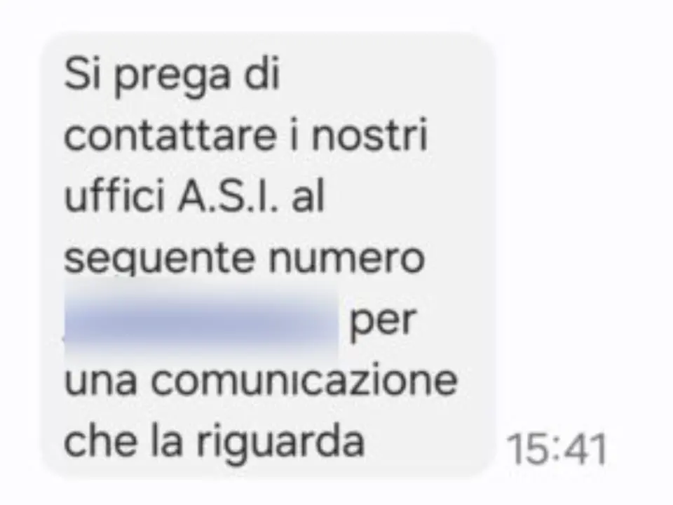 Sms truffa a Nuoro: falsi “uffici Asi” e numeri a pagamento