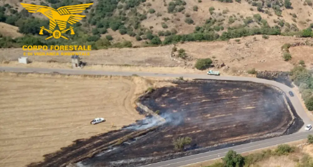 Undici incendi in Sardegna, elicotteri in azione a Sindia e Arborea