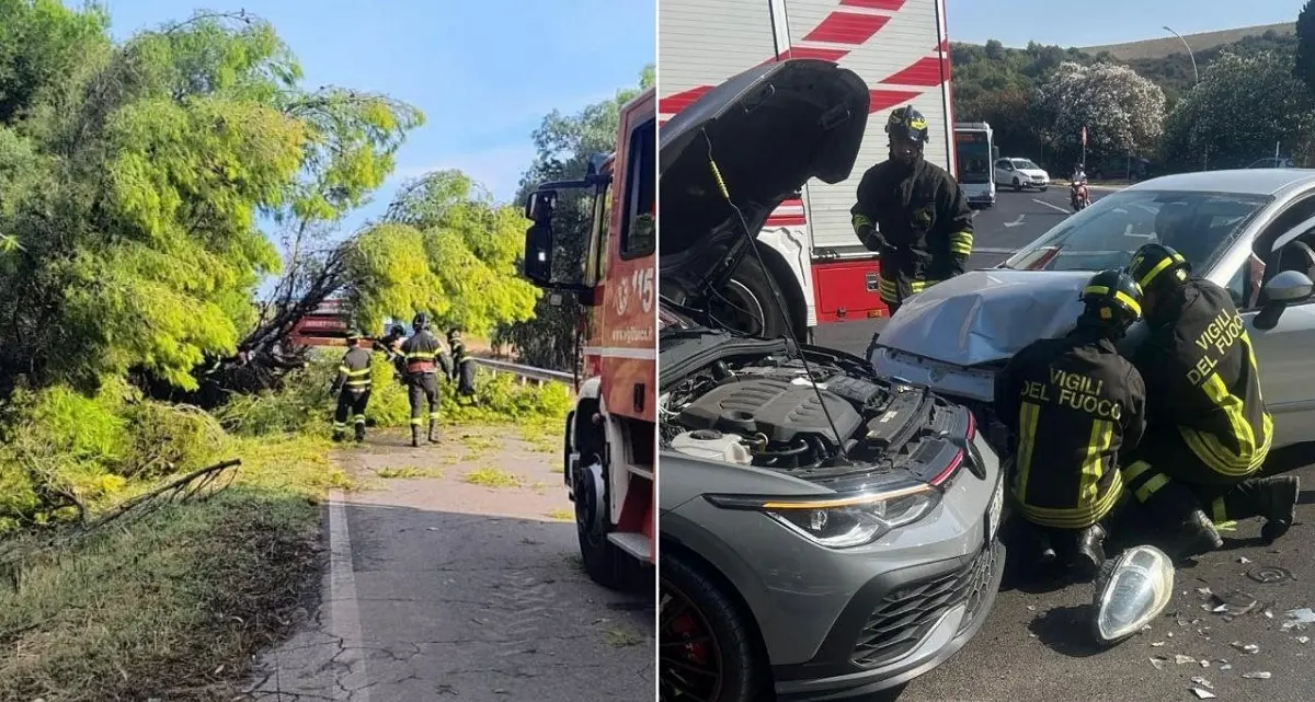 Incidenti stradali a Sassari e Senorbì: famiglia in ospedale e un ferito lieve