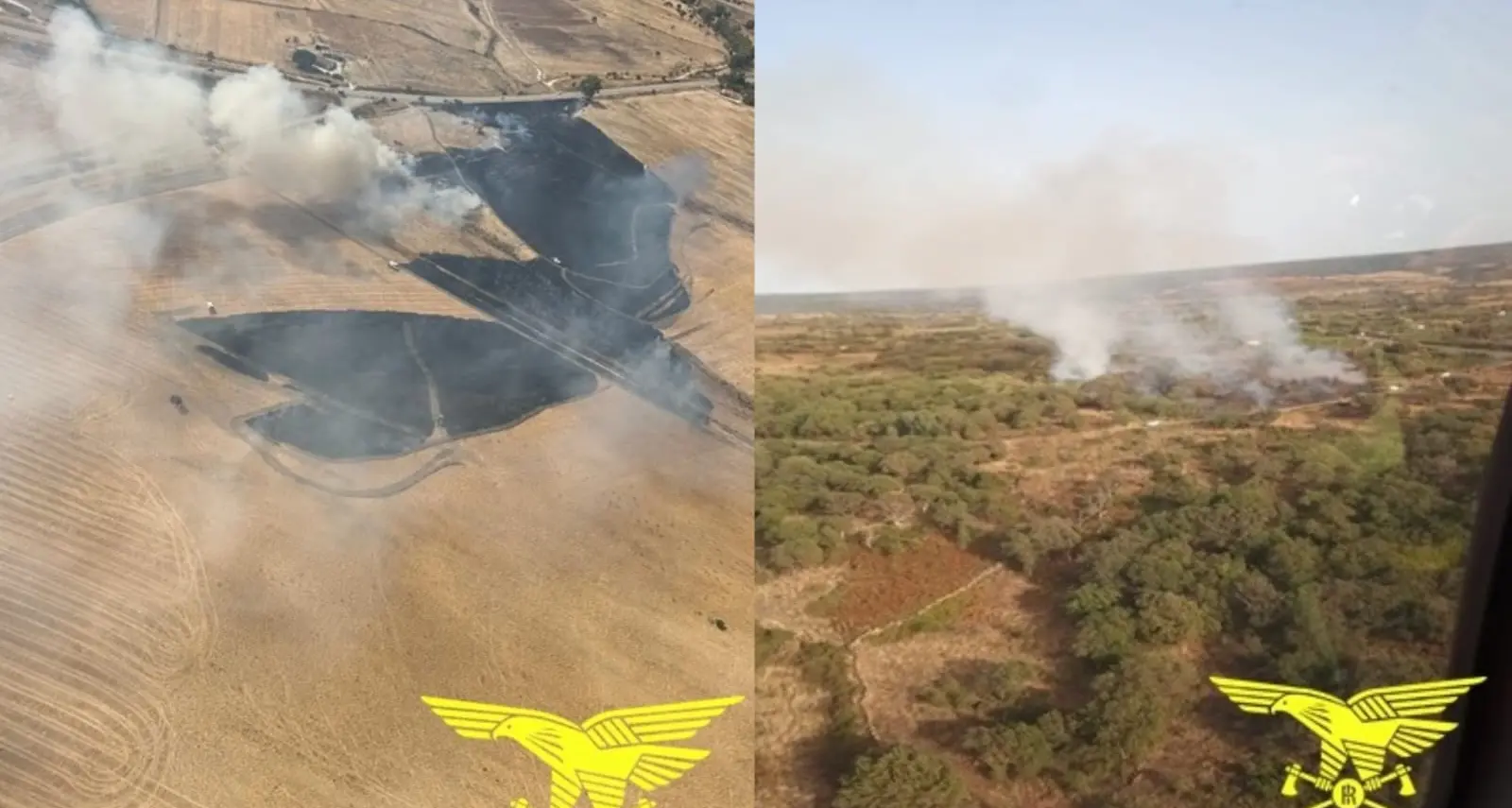Dodici incendi oggi in Sardegna: elicotteri a Ozieri e Sagama