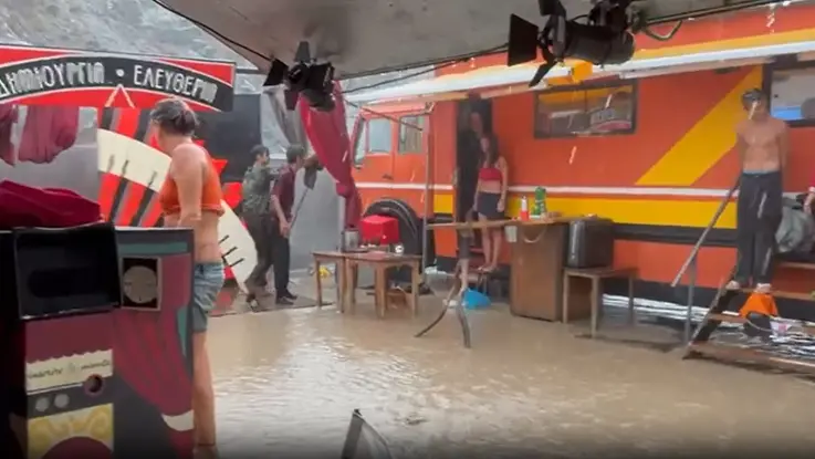 Maltempo all'Argentiera: strade allagate e locali inagibili
