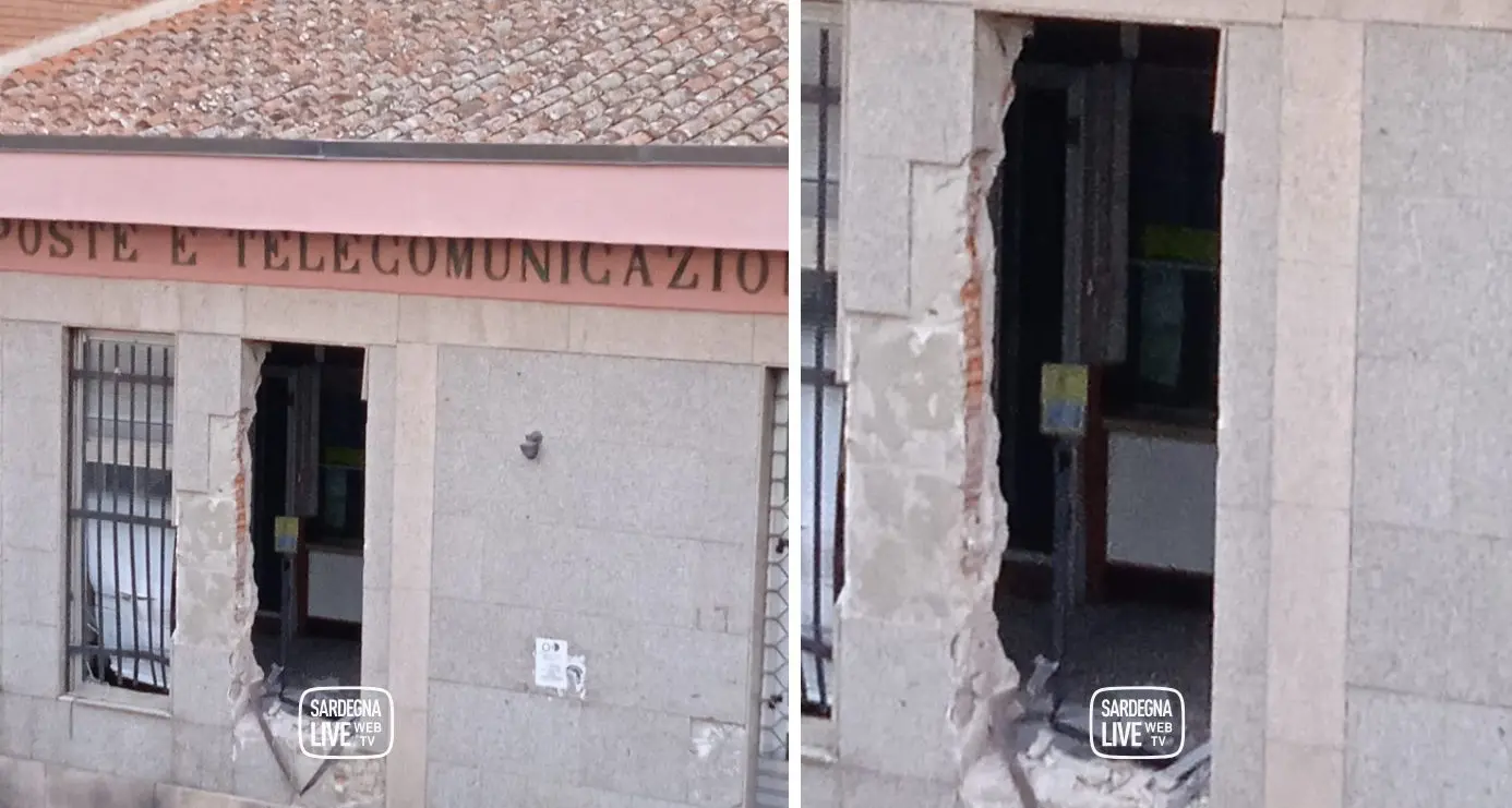Paura a Bitti. Ladri assaltano bancomat Poste
