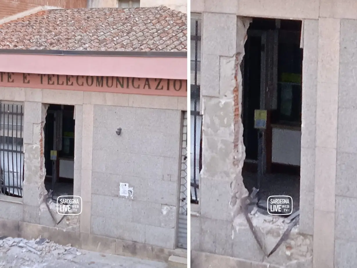 Paura a Bitti. Ladri assaltano bancomat Poste