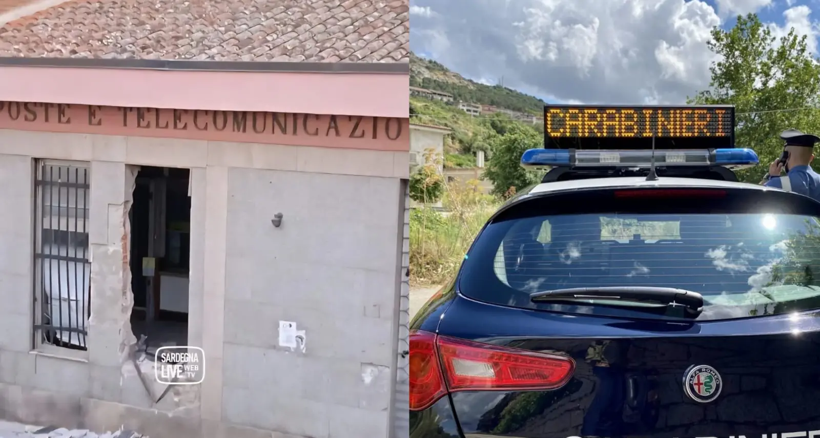 Assalto alle poste di Bitti: 80mila euro il bottino