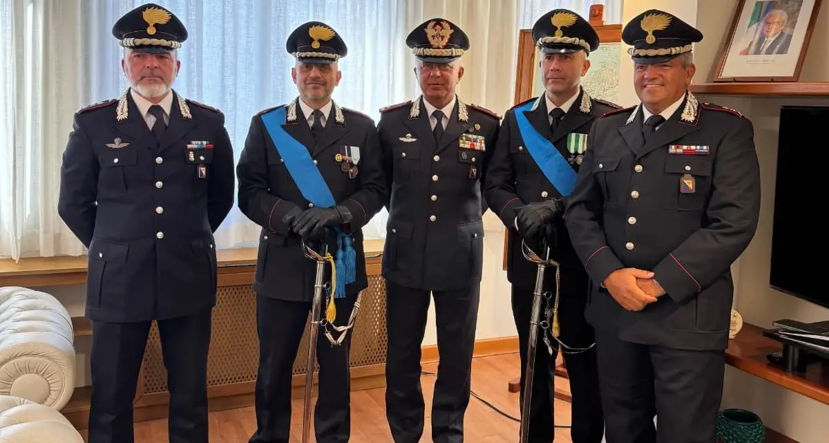 I Maggiori Meloni e Capula lasciano le rispettive compagnie: il saluto del Comandante di Cagliari