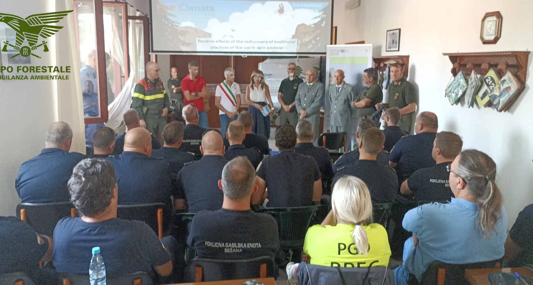 Corpo Forestale, collaborazione Italia-Slovenia per la gestione del rischio incendi