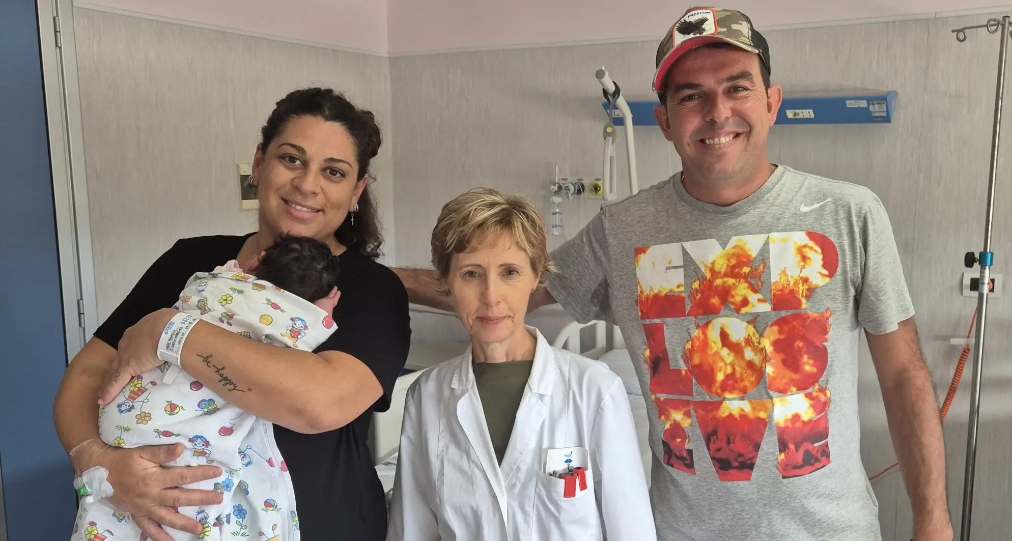 Oristano, nasce Martina: 5 chili e 250 grammi, “un piccolo record” al San Martino