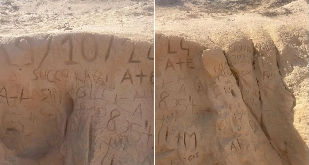 Cala di Trana, dune fossili vandalizzate: l’allarme degli ambientalisti