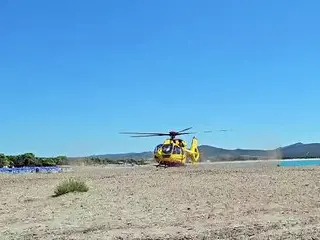 Turista colto da malore a Porto Pino: interviene l'elisoccorso