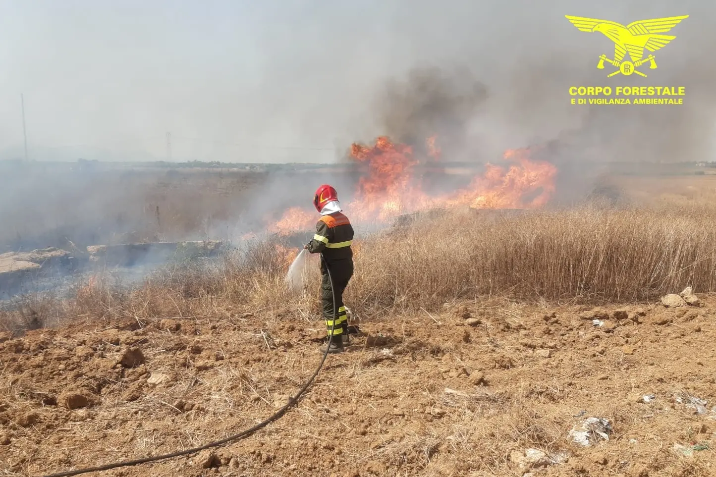 La Sardegna brucia ancora: 16 incendi oggi, elicottero in volo su Maracalagonis