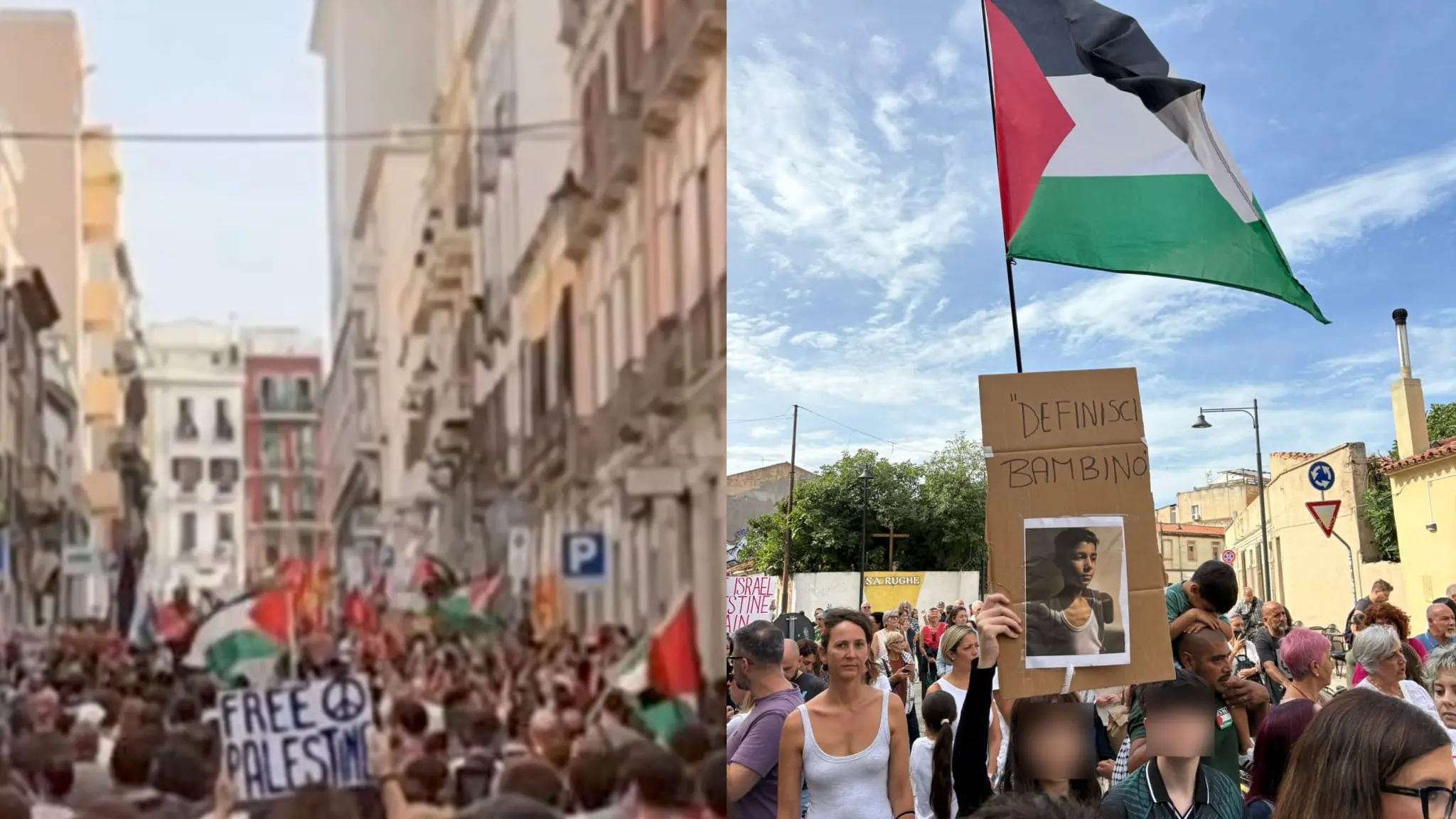 Sciopero generale per Gaza, Sardegna in piazza con sit-in e cortei da nord a sud