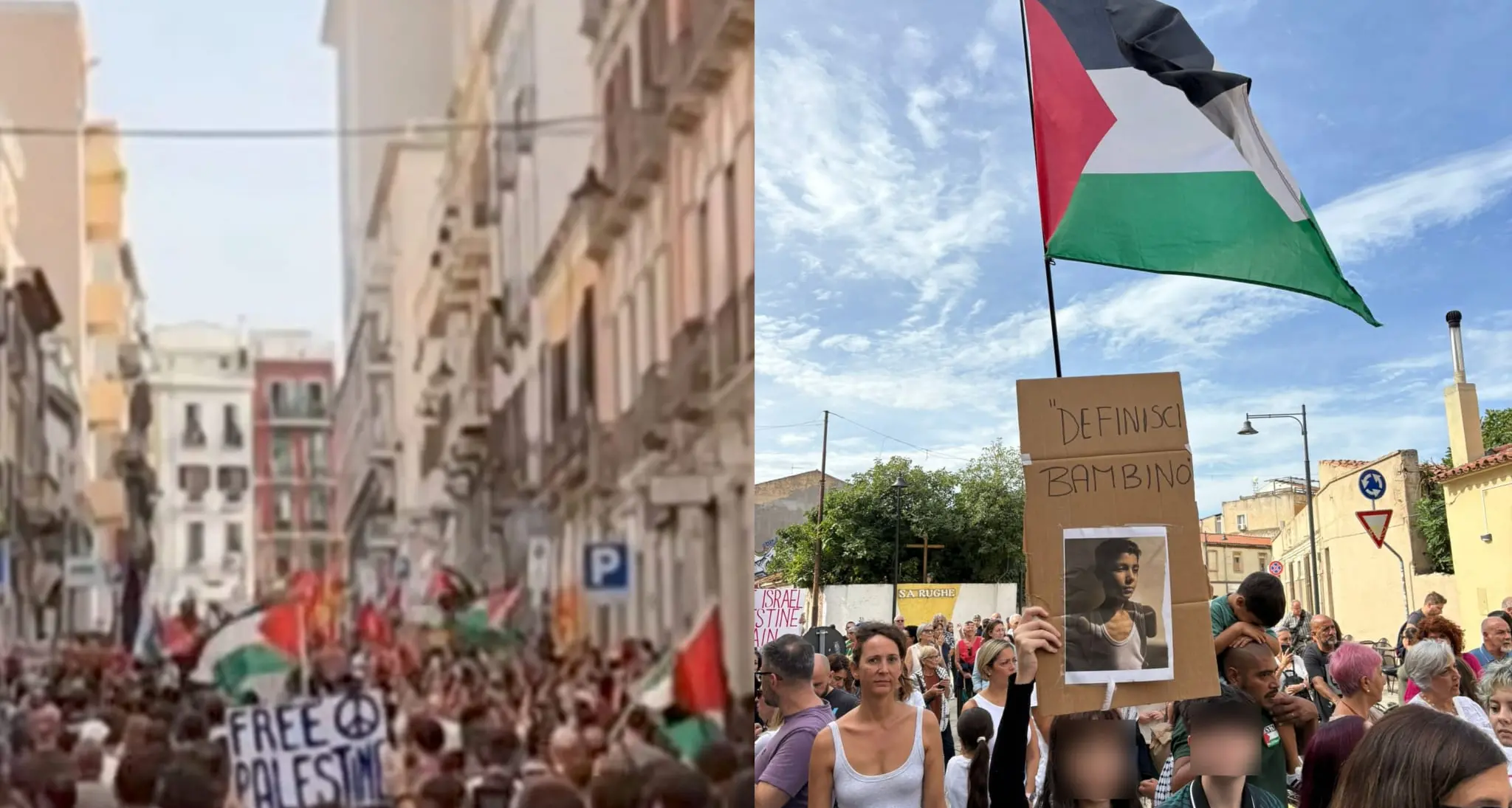Sciopero generale per Gaza, Sardegna in piazza con sit-in e cortei da nord a sud