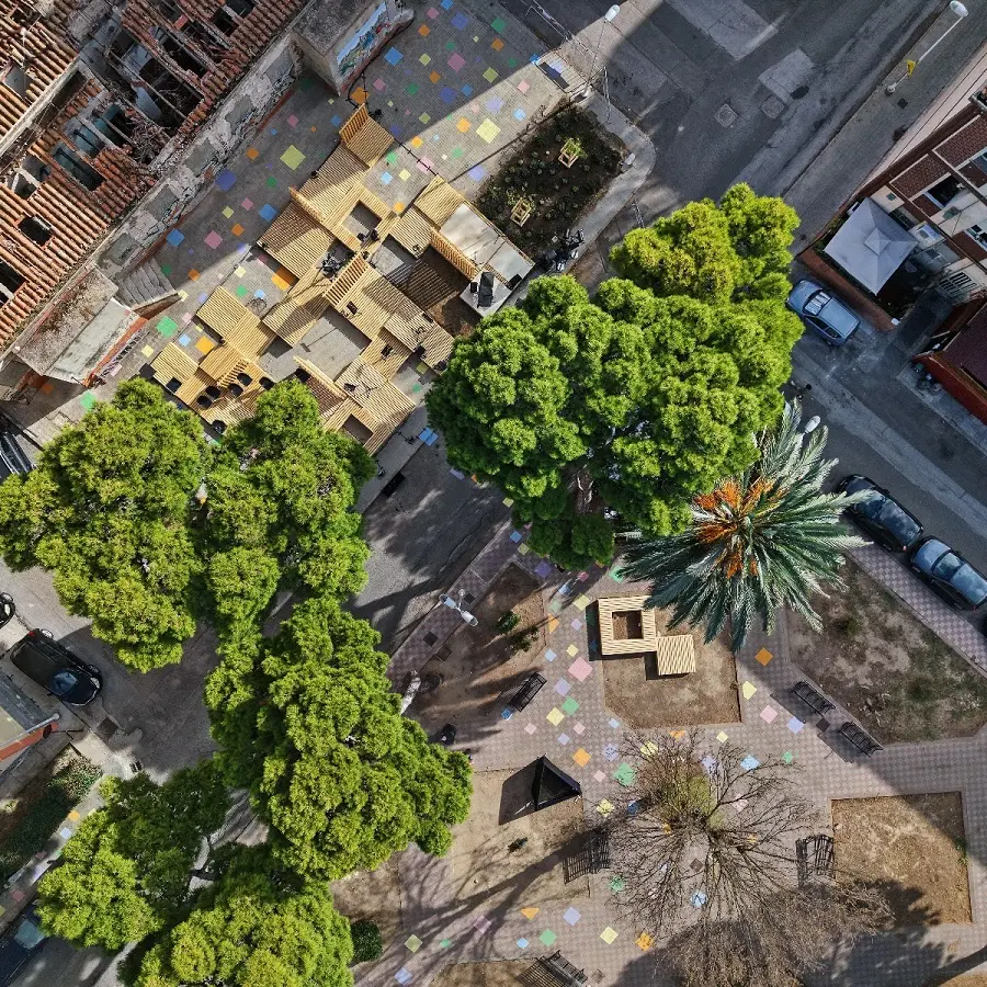 Is Mirrionis, a Cagliari studenti e cittadini trasformano la piazza senza nome