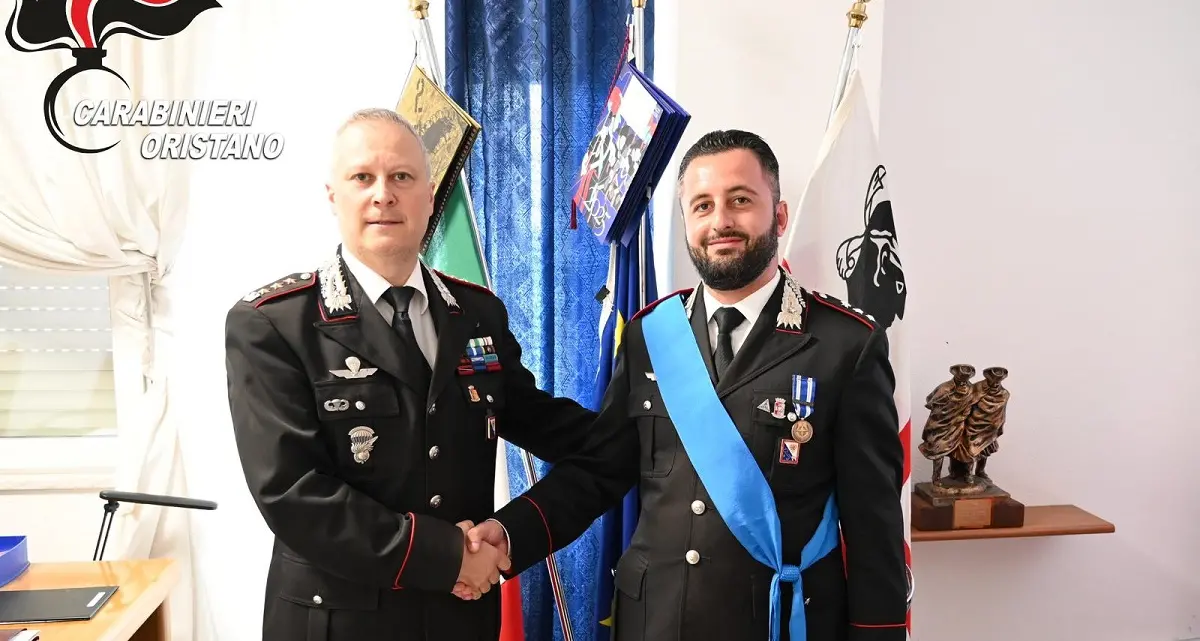 Il Capitano Antonio Zarrillo al comando della Compagnia dei Carabinieri di Ghilarza
