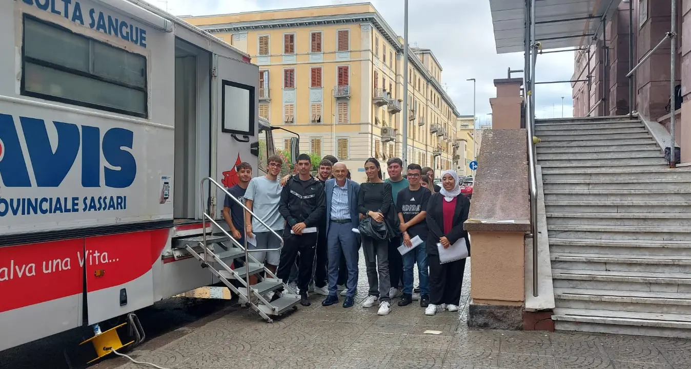 Avis e scuole: riparte il progetto di sensibilizzazione sulla donazione del sangue a Sassari