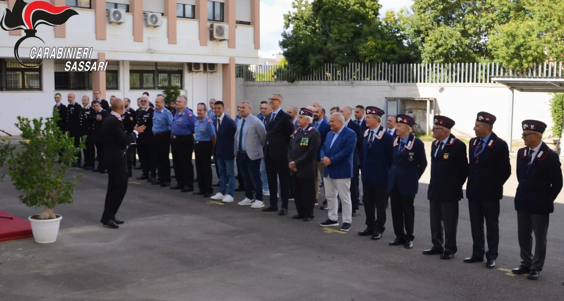 Il comandante della Legione Carabinieri \"Sardegna\" visita il Comando Provinciale di Sassari