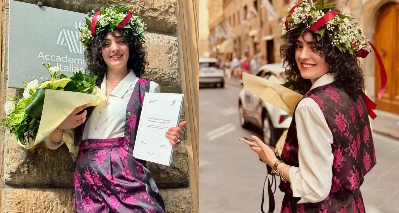 L'incidente, la morte sfiorata, la laurea: da Ardara a Firenze, la rinascita di Maria Pina