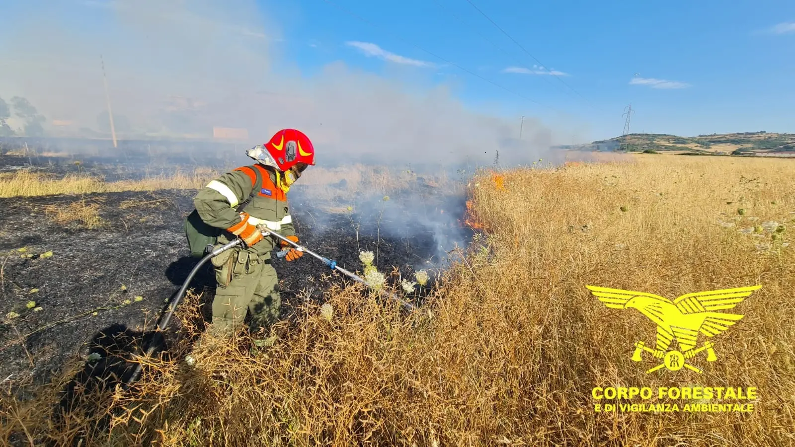 Sedici incendi in Sardegna, elicotteri in azione a Samatzai e Bortigiadas