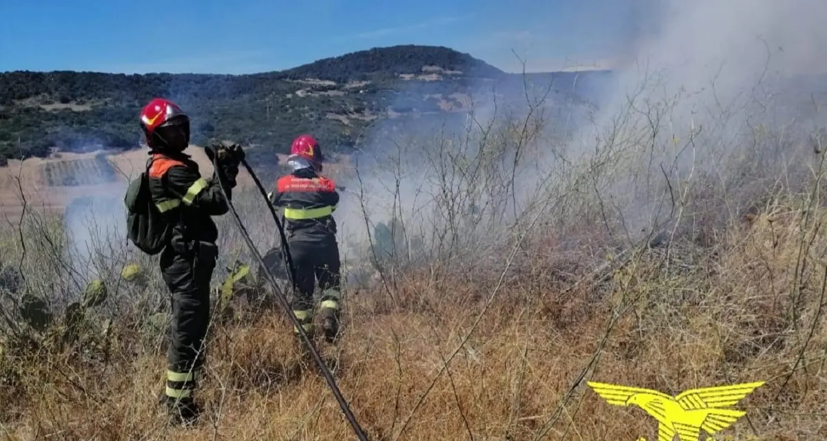 Sedici incendi in Sardegna, a Sardara in fiamme 30 ettari di campi