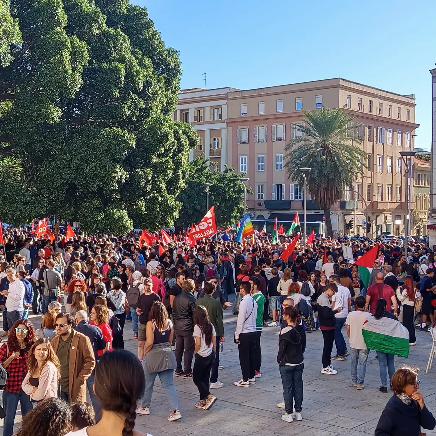 Corteo pro Pal a Cagliari, venerdì 3 ottobre 2025
