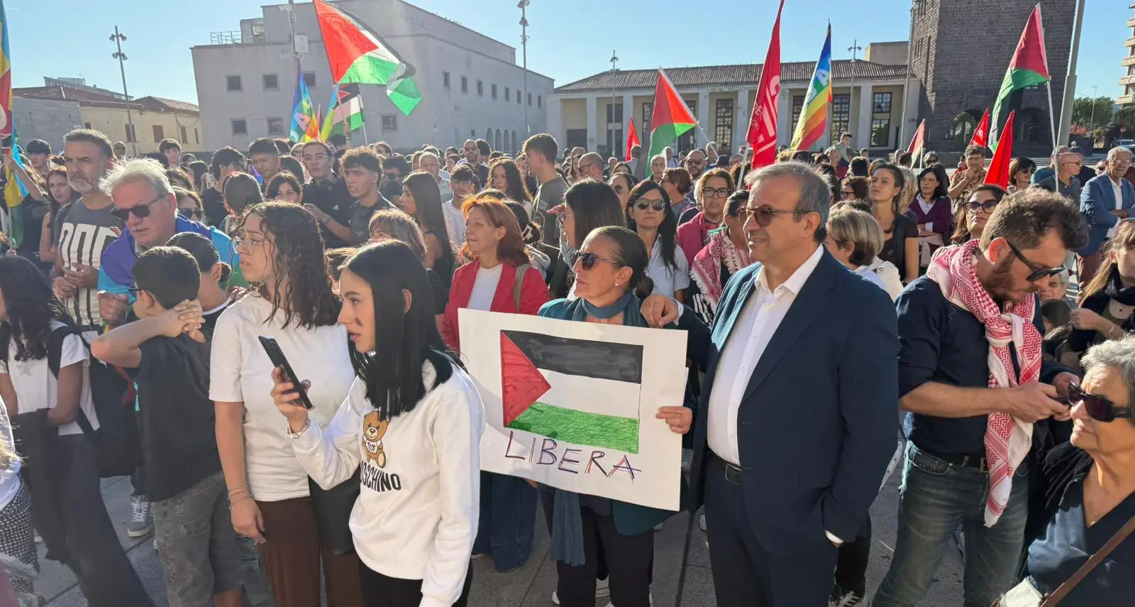 Cortei pro Gaza anche nel Sulcis. L’assessore Cani a Carbonia: “Riconoscere lo Stato di Palestina”