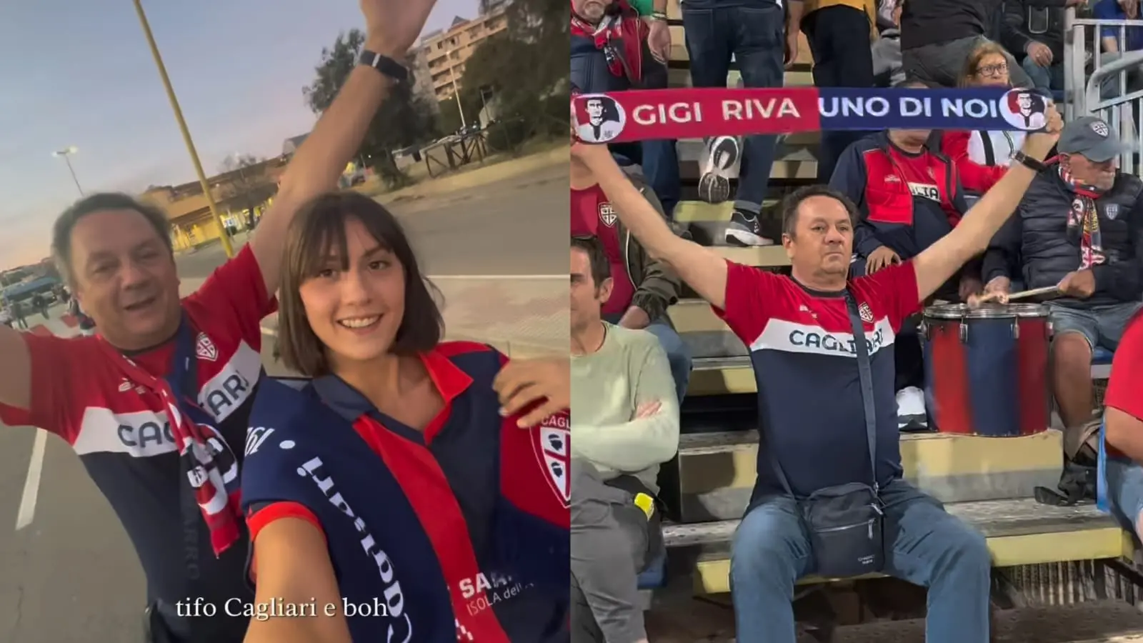 Da Firenze alla Sardegna per realizzare il sogno del padre: vedere il Cagliari \"di Gigi Riva\"
