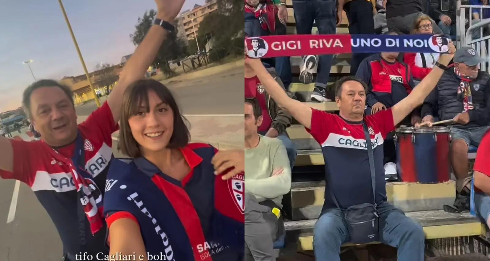 Da Firenze alla Sardegna per realizzare il sogno del padre: vedere il Cagliari \"di Gigi Riva\"