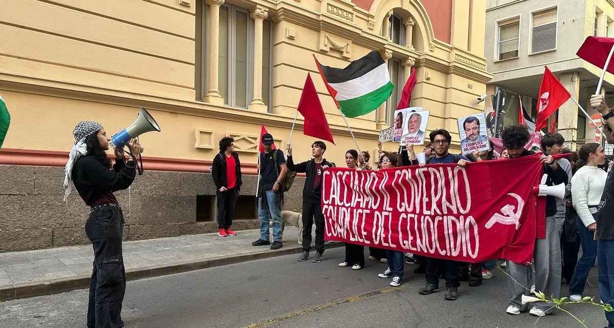 Proteste pro Palestina: centinaia a Sassari e corteo pacifico a Cagliari