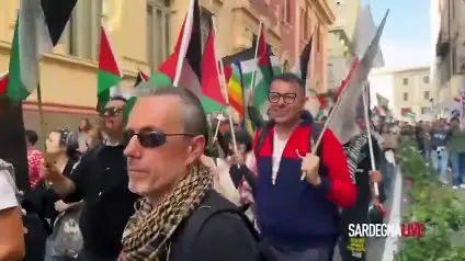A Sassari voci diverse unite da un unico grido: “Palestina libera!”
