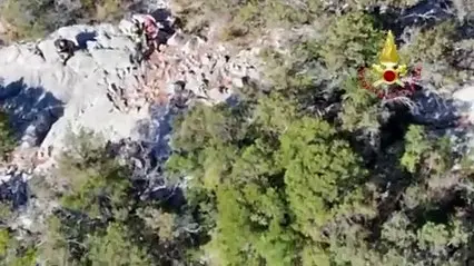 Turista disperso a Cala Luna, salvato dai Vigili del Fuoco di Nuoro