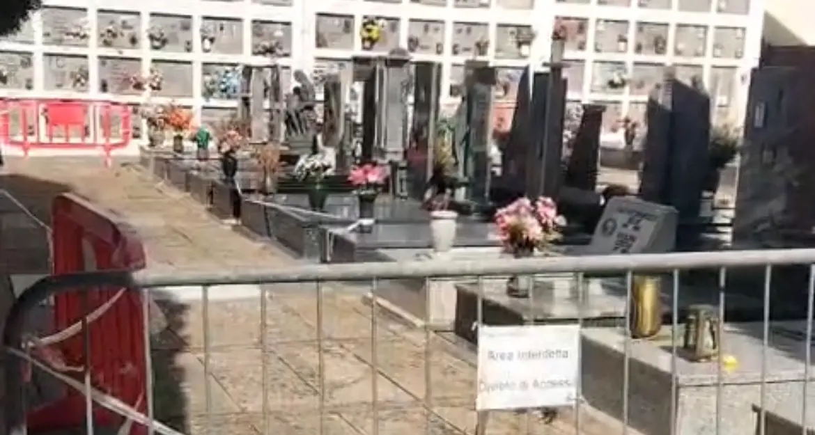 Cimitero Alghero, Pais (Lega): \"Area interdetta da mesi e ancora nessun intervento\"