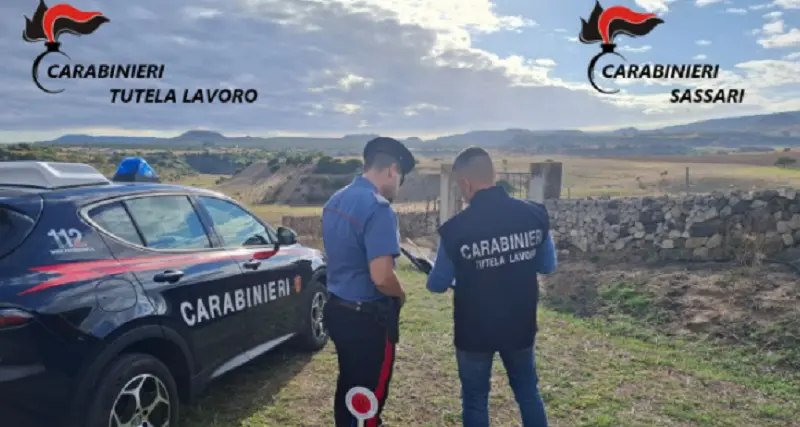 Controlli sul lavoro nel Sassarese: 15 aziende irregolari e sanzioni per 43mila euro