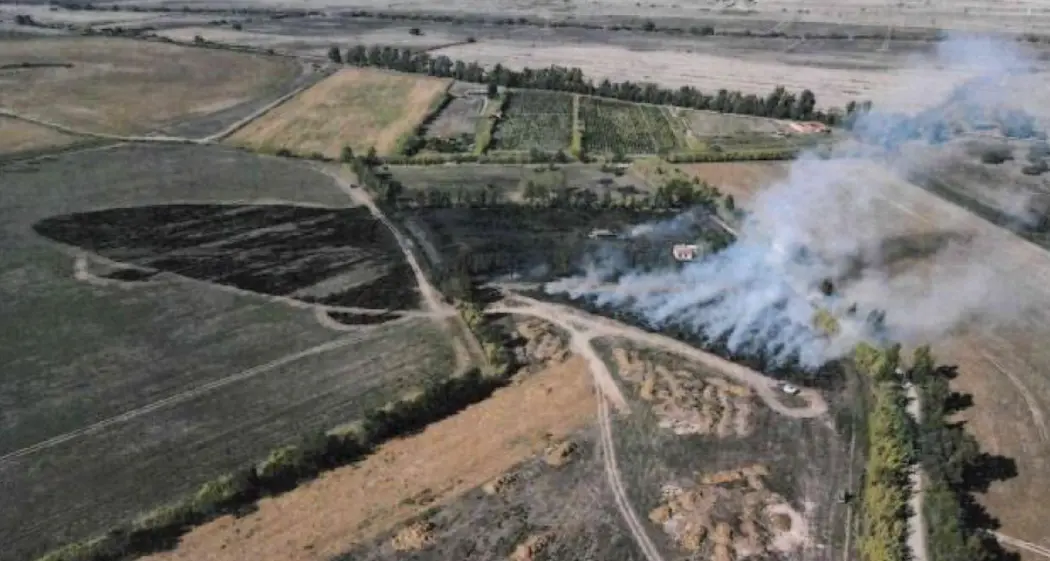 Provocò un incendio nelle campagne tra Ozieri e Mores, denunciato un agricoltore