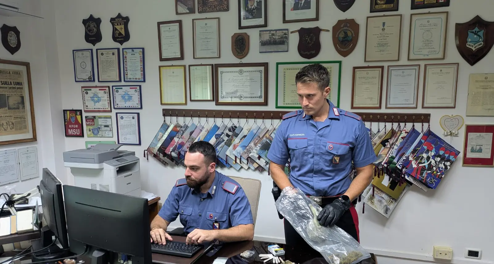 Cinquantacinquenne arrestato per spaccio a Selargius: in casa marijuana e hashish