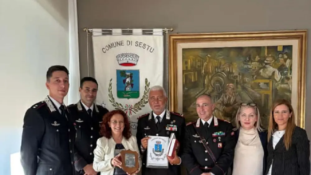 Il Generale Grasso in visita ai Carabinieri di Sestu: “Vicini ai cittadini”
