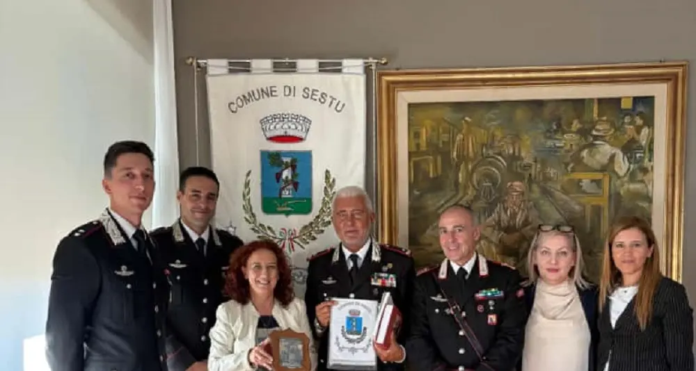 Il Generale Grasso in visita ai Carabinieri di Sestu: “Vicini ai cittadini”