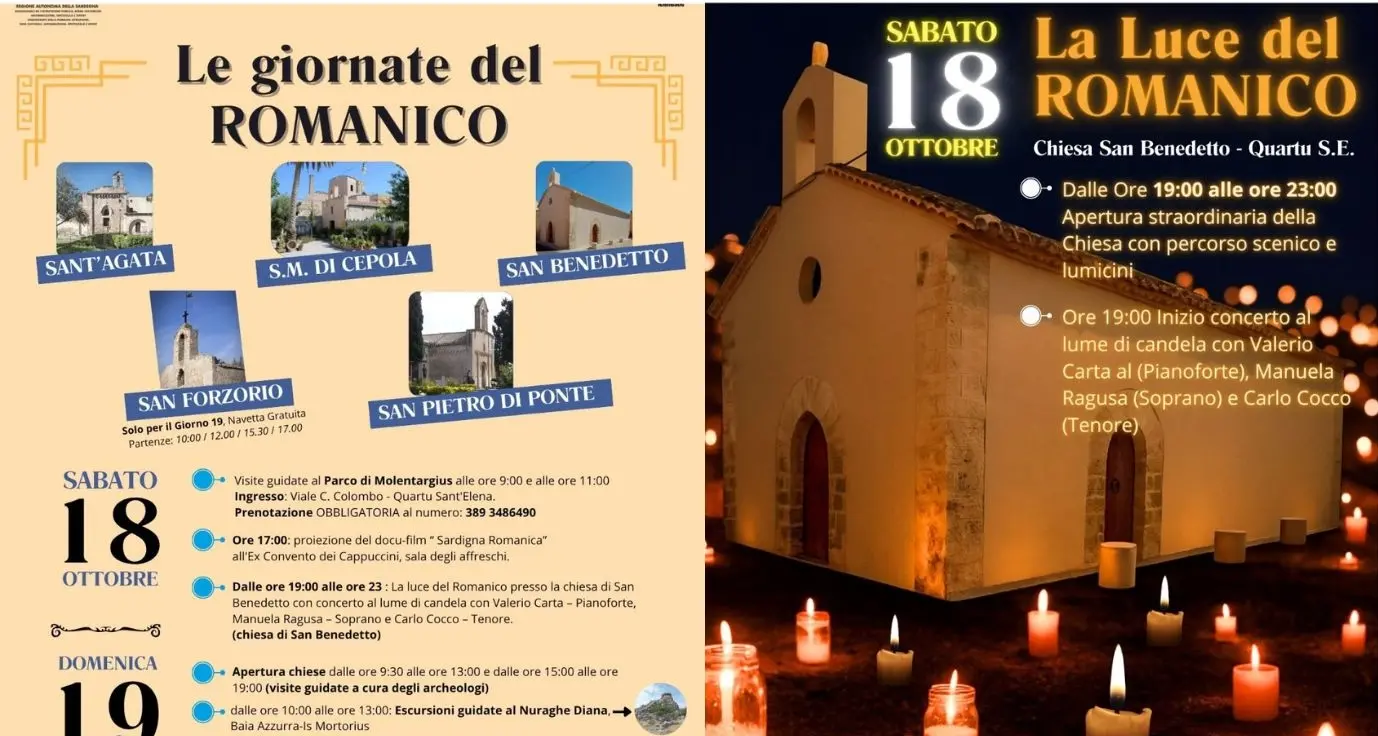 Quartu celebra il suo patrimonio romanico: arte, storia e spiritualità: 18 e 19 ottobre