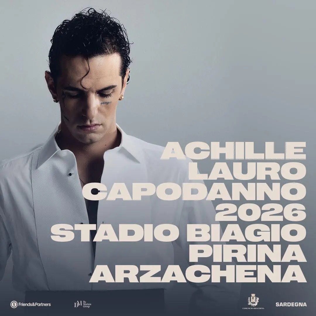 Achille Lauro protagonista del Capodanno ad Arzachena