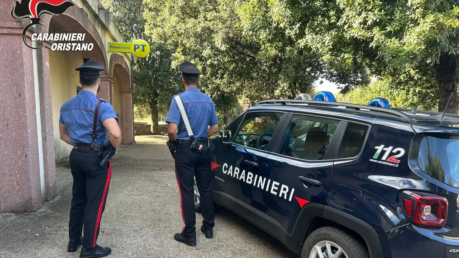 Rapina a Ulà Tirso: identificato il sospettato a Ghilarza, scatta l’obbligo di dimora