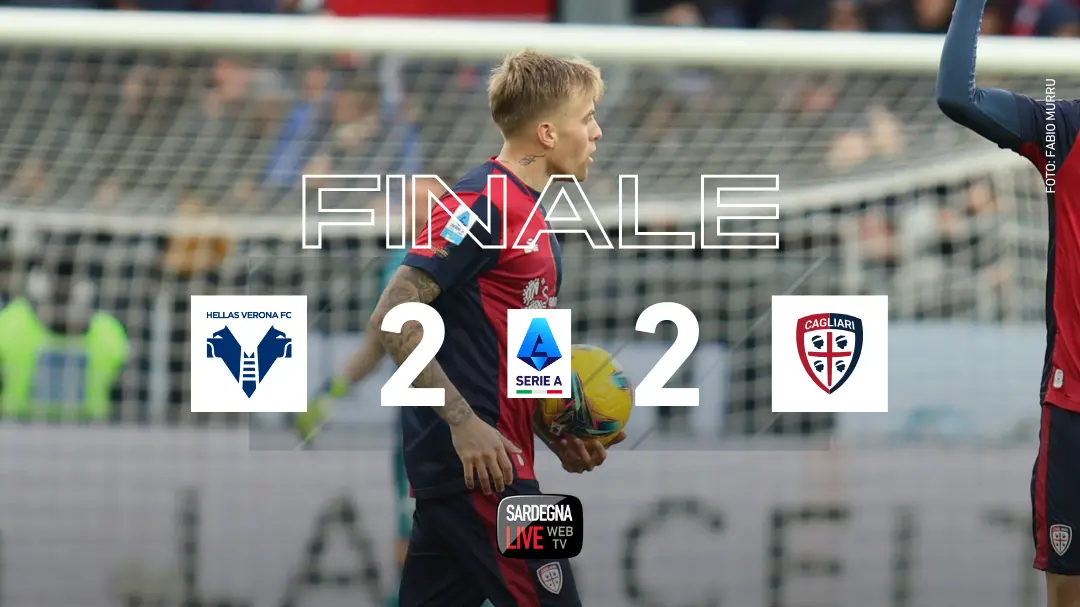 Verona-Cagliari 2-2, Felici regala un punto ormai insperato