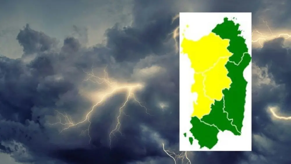 Allerta gialla per rischio idrogeologico in tre aree della Sardegna