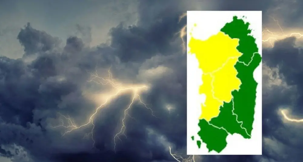 Allerta gialla per rischio idrogeologico in tre aree della Sardegna