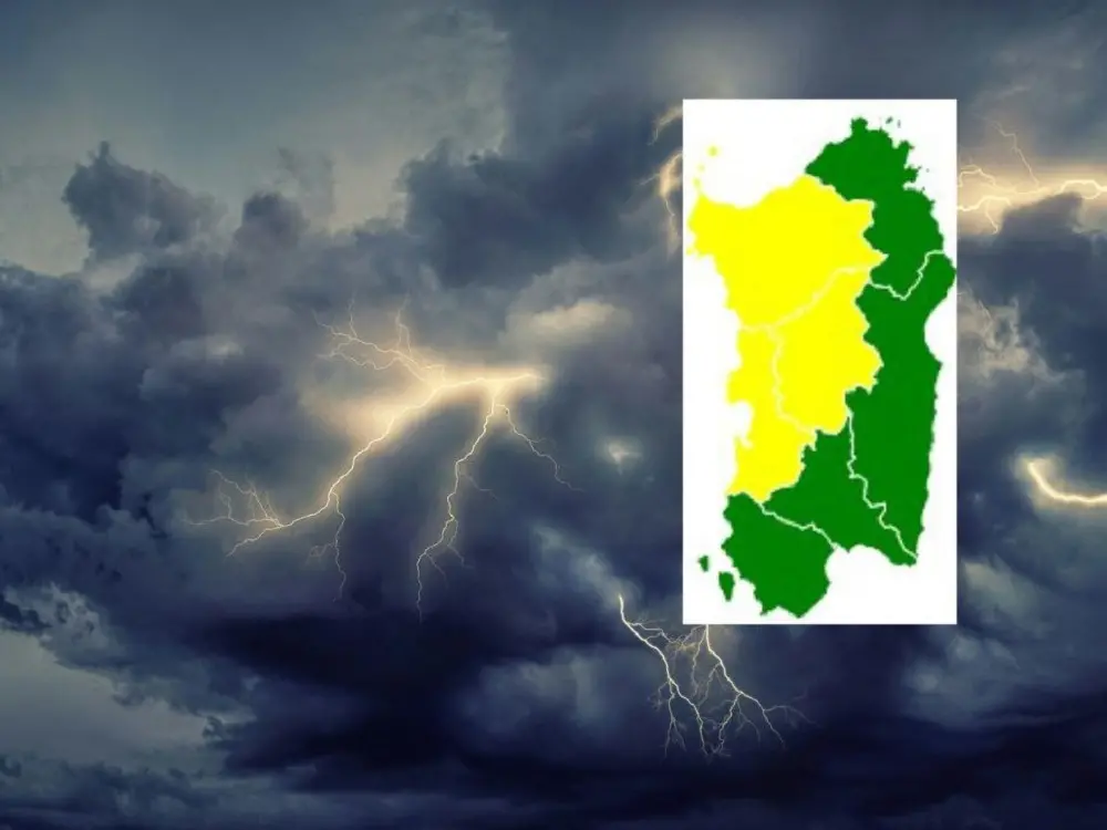 Allerta gialla per rischio idrogeologico in tre aree della Sardegna