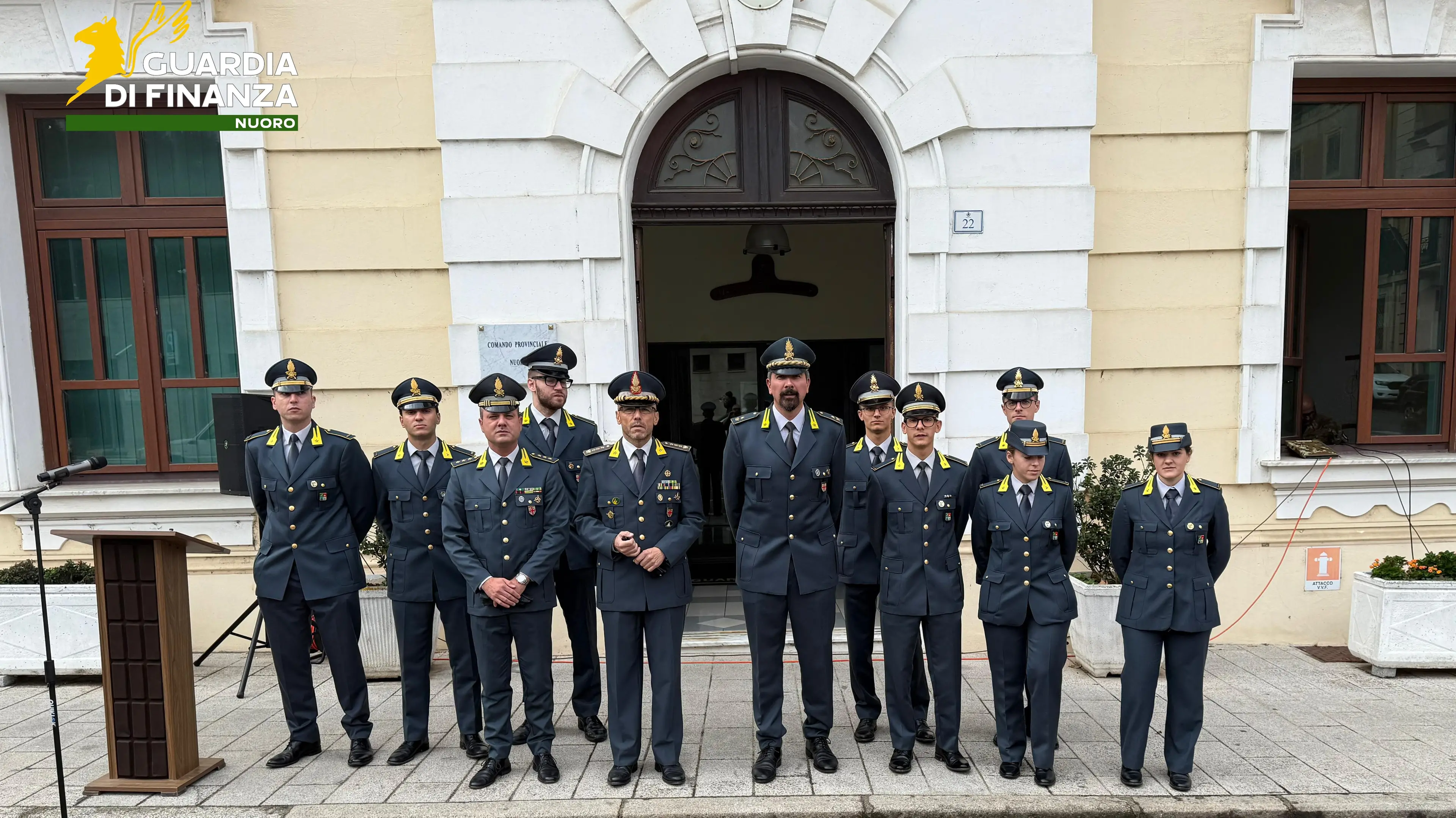 A Nuoro sette nuovi ispettori della Guardia di Finanza in servizio al Comando Provinciale