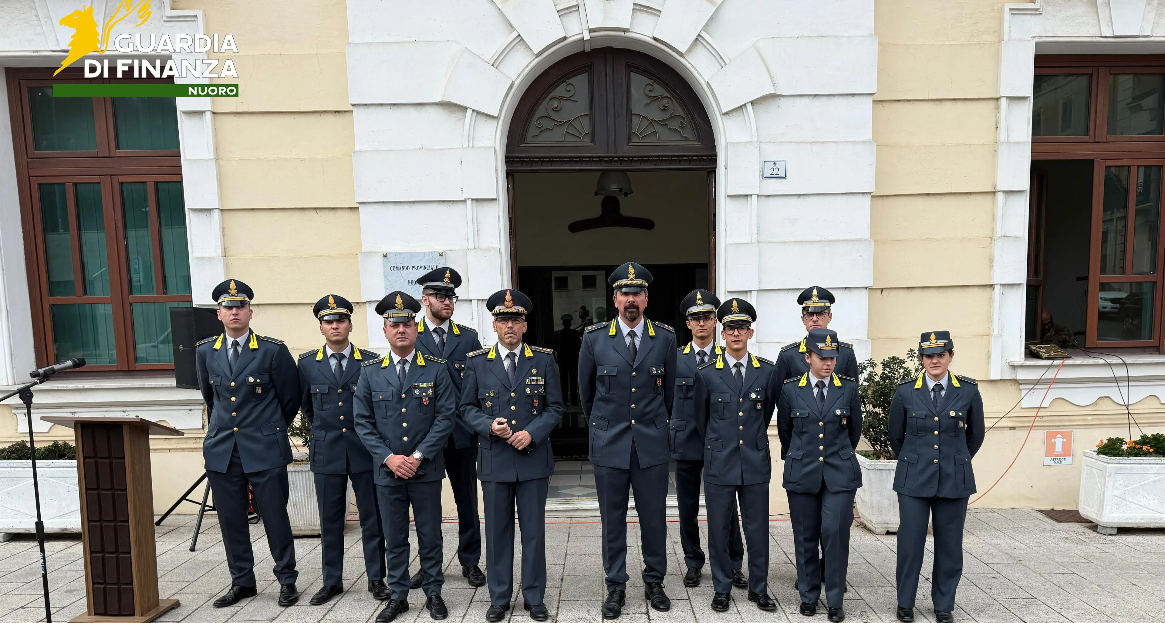 A Nuoro sette nuovi ispettori della Guardia di Finanza in servizio al Comando Provinciale