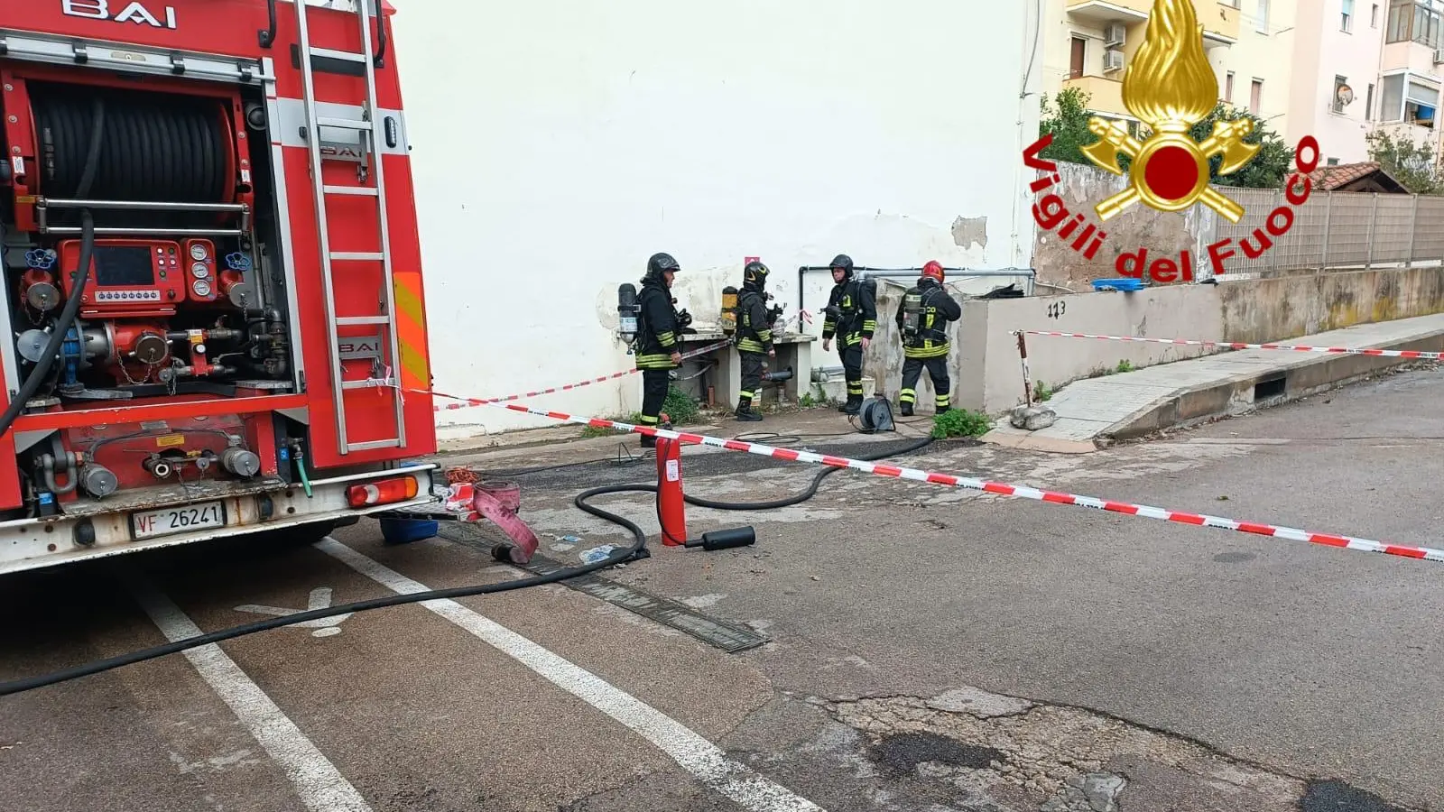 Alghero. Incendio in una cabina elettrica all’interno di un parcheggio: quartiere senza corrente
