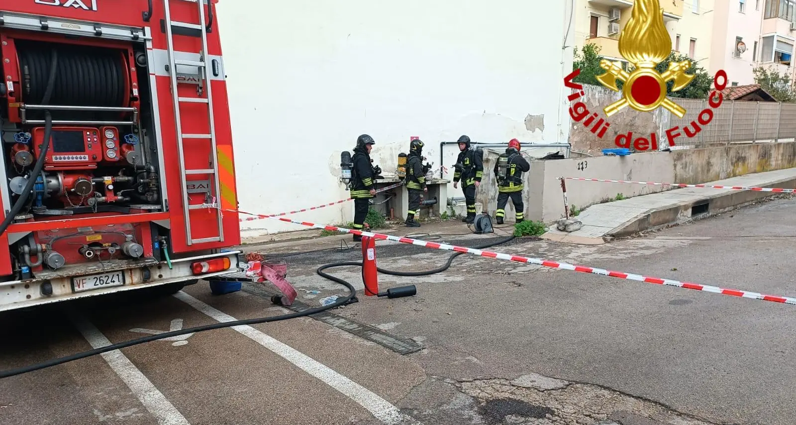 Alghero. Incendio in una cabina elettrica all’interno di un parcheggio: quartiere senza corrente