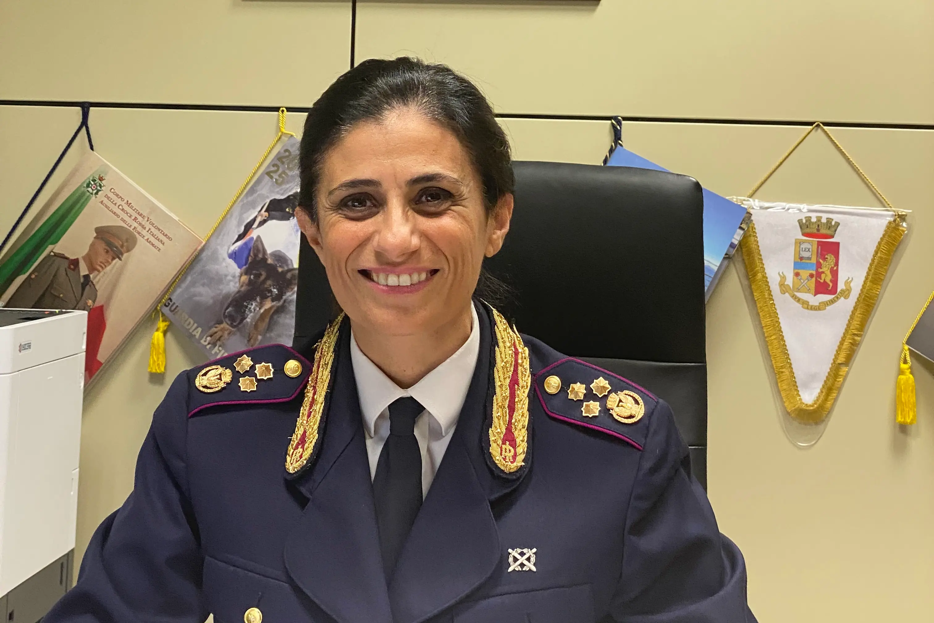 La dottoressa Rosa Manzo alla guida della Polizia di Frontiera di Cagliari